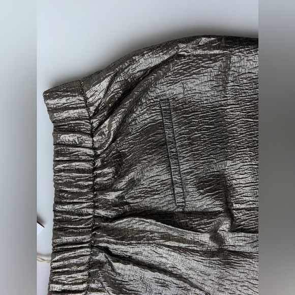 ZARA Shiny Gold/Silver Pants - Picture 7 of 10